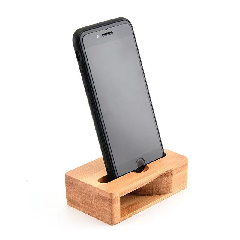 Bamboo Passive Amplifier - Eco-Friendly Natural Wood Speaker
