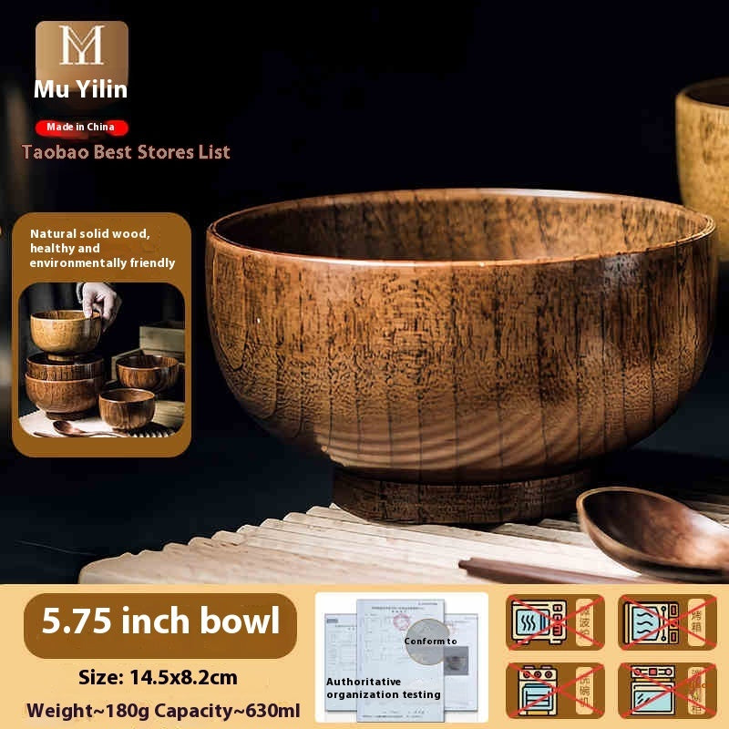 Eco-Friendly Wooden Bowls - Sustainable, Biodegradable, Durable