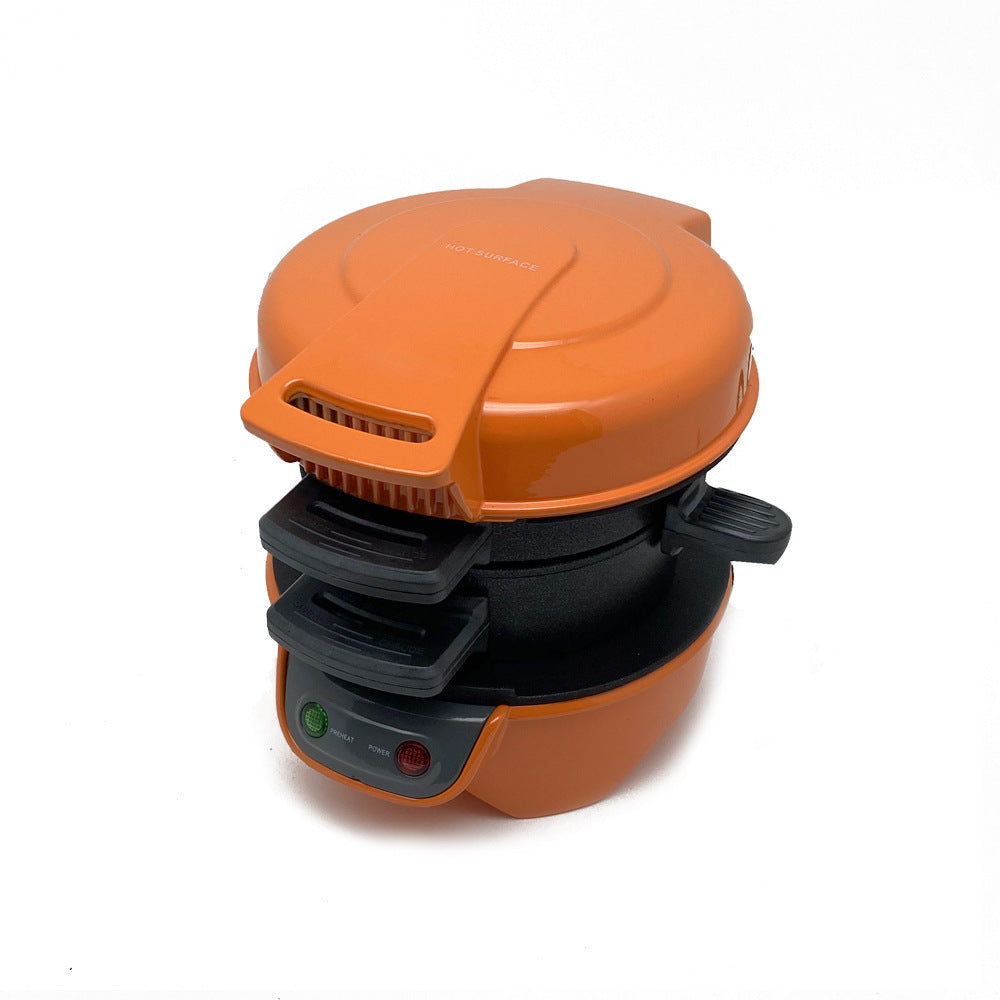 Eco-Friendly Breakfast Master: All-in-One Sandwich & Waffle Maker with Egg Cooker