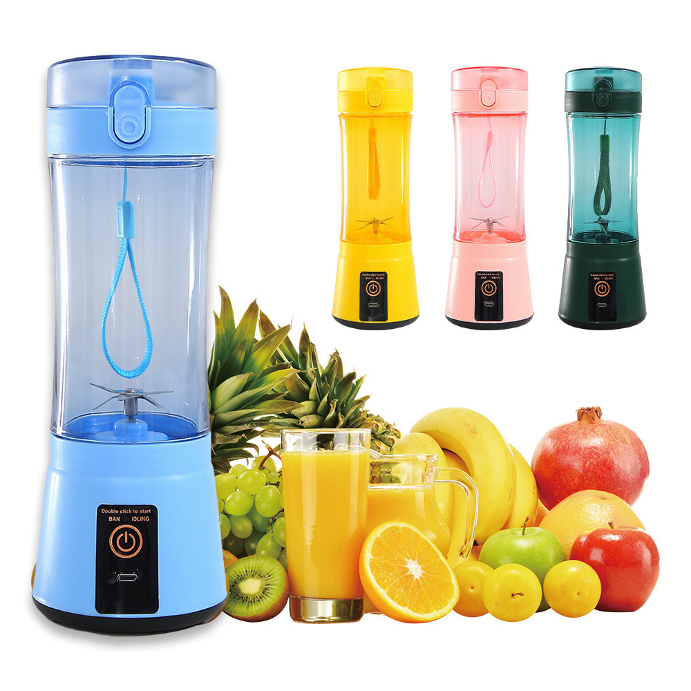 Portable multi-color blender for fresh drinks on-the-go