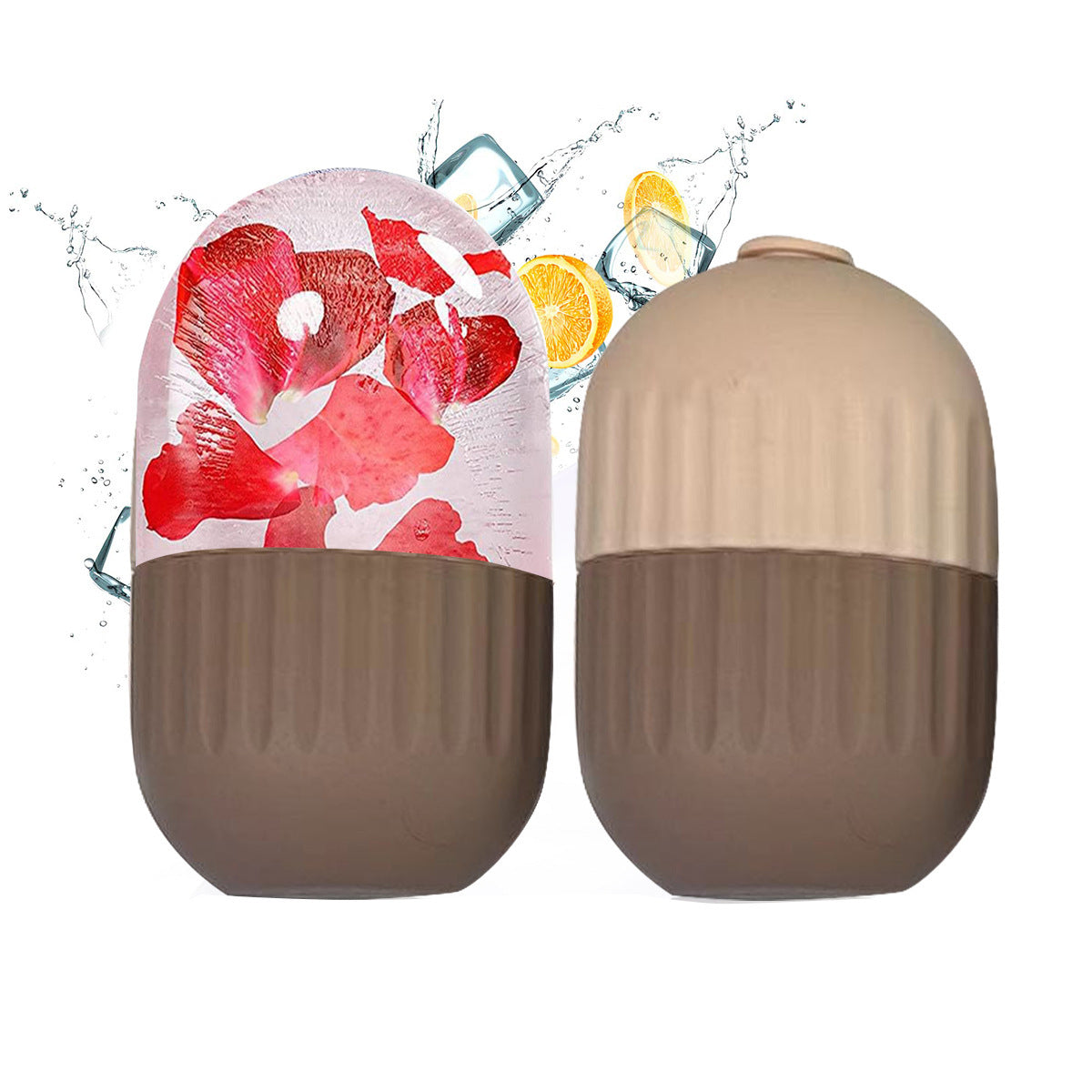 Facial Ice Cube Tray Set for Beauty Massage - Eco-Friendly Silicone