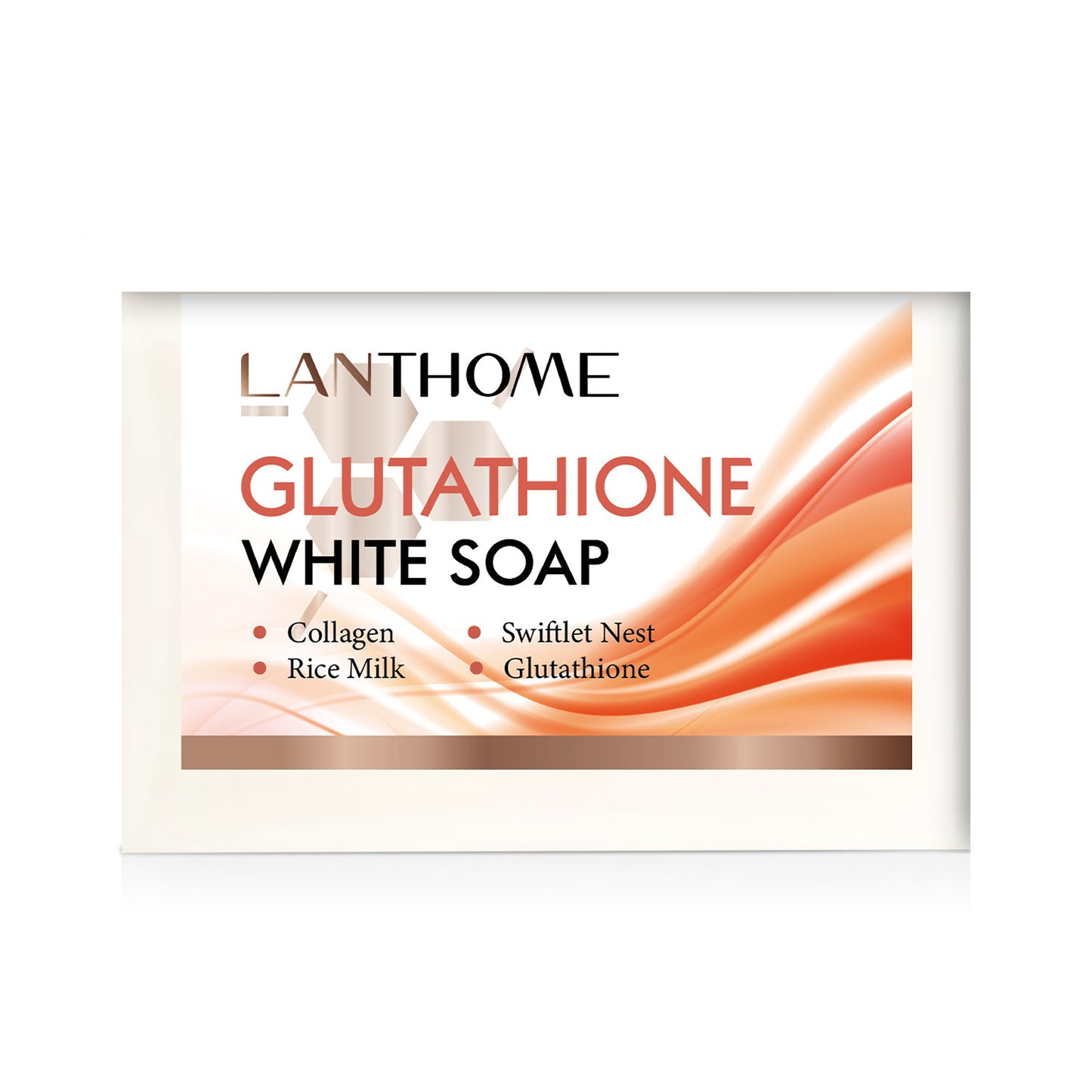 Natural Glutathione White Soap Bar for Skin Whitening and Exfoliation