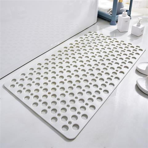 Non-Slip Bathroom Mat with Suction Cups – 90×60 cm – Anti-Fall TPE Shower Pad