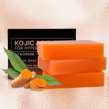 Organic Turmeric Soap Bar - Natural & Biodegradable