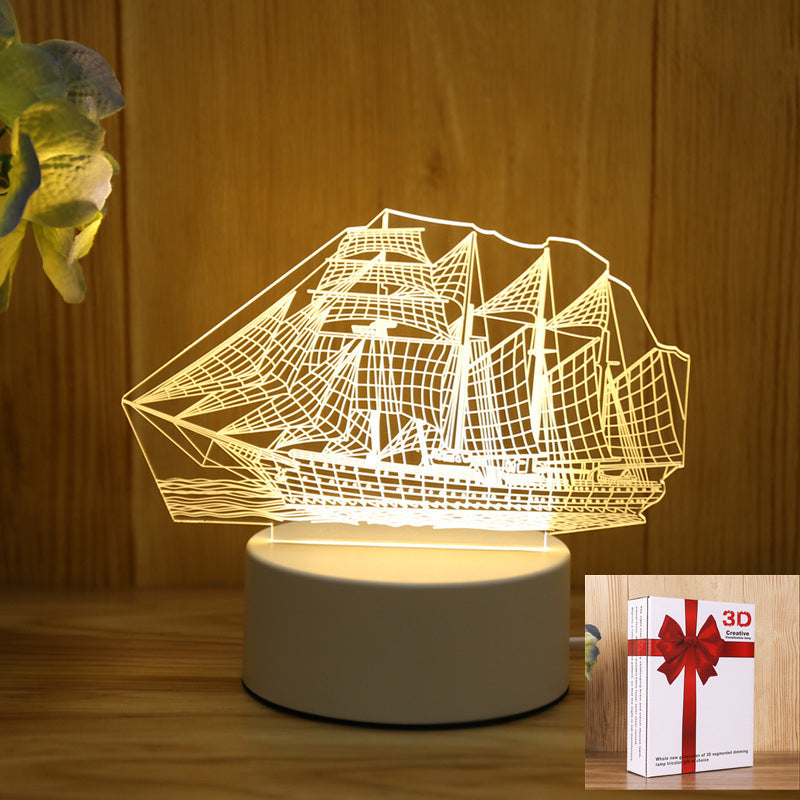 Energy-Efficient 3D LED Bear Lamp for Eco-Friendly Decor