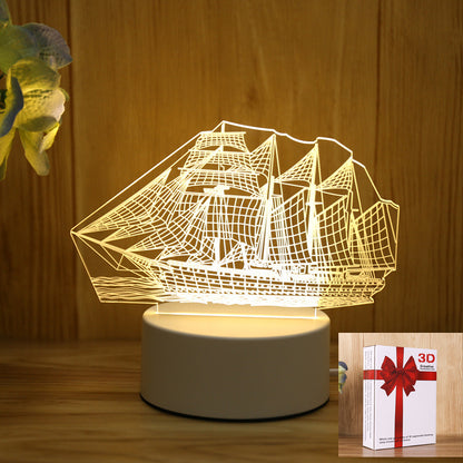 Energy-Efficient 3D LED Bear Lamp for Eco-Friendly Decor