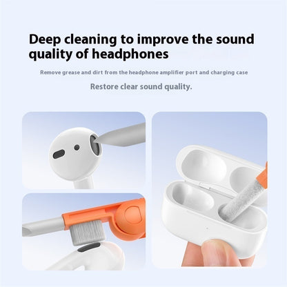 Eco-Friendly Keyboard & Headset Cleaning Brush