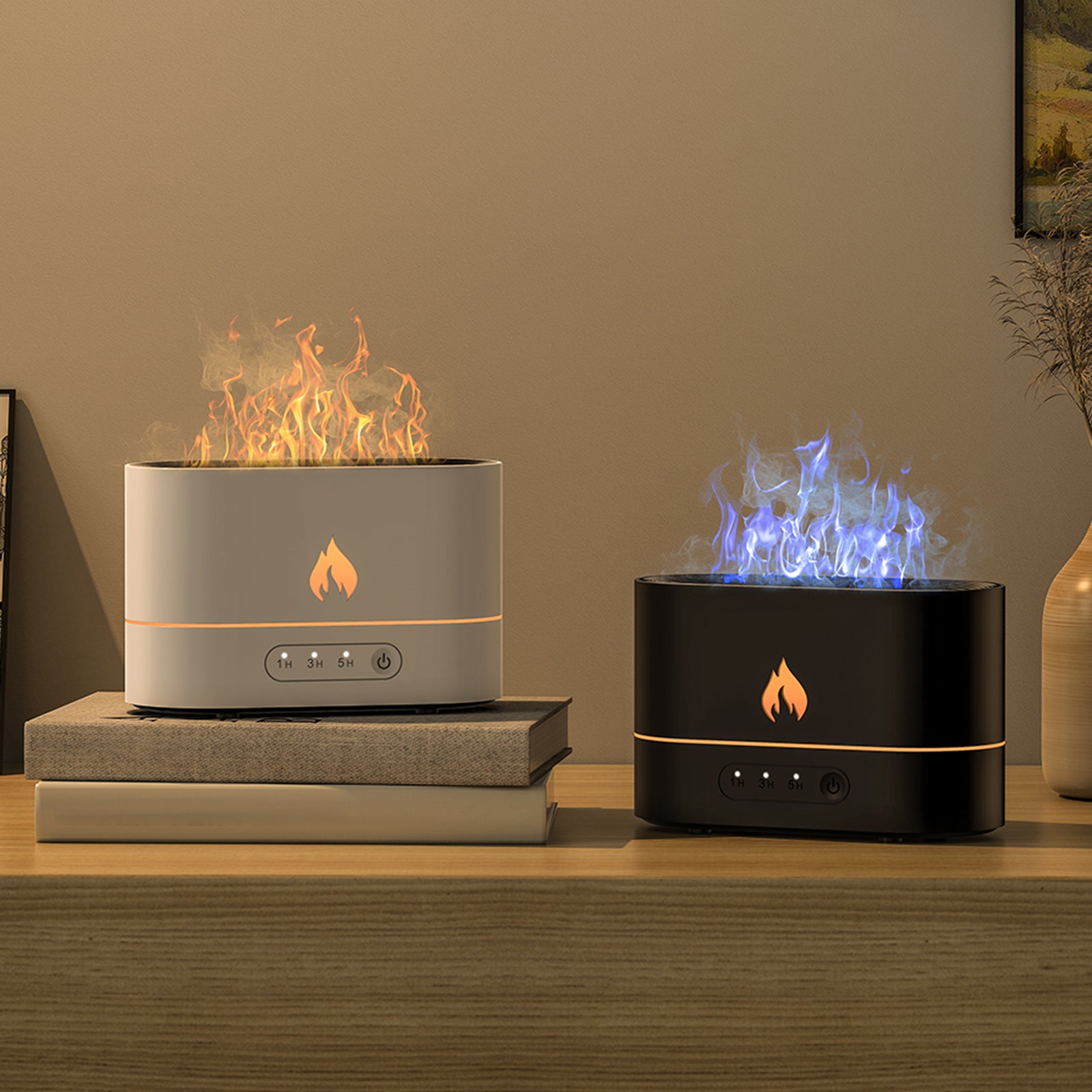 Eco-Friendly Electric Aroma Diffuser in White and Black