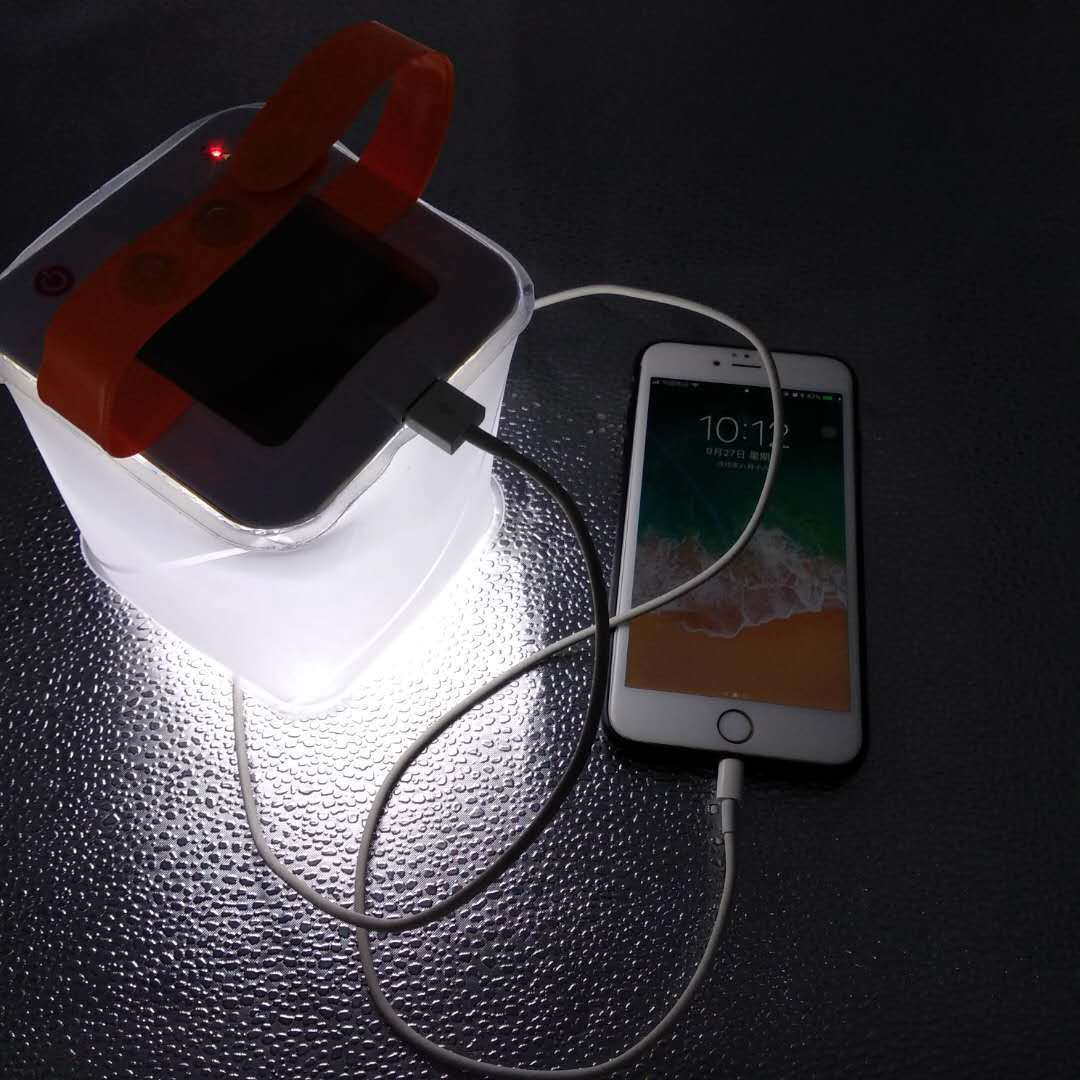 Solar-Powered Inflatable Lantern - Eco-Friendly Outdoor Lighting