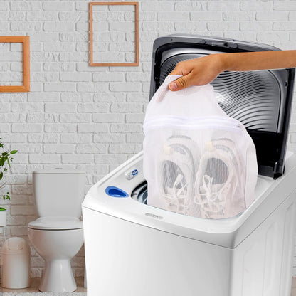 Eco-Friendly Mesh Laundry Bag with Zipper Closure