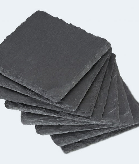 Eco-Friendly Black Natural Slate Serving Plate