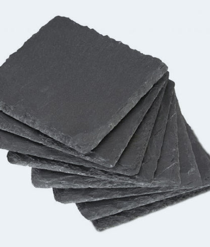 Eco-Friendly Black Natural Slate Serving Plate