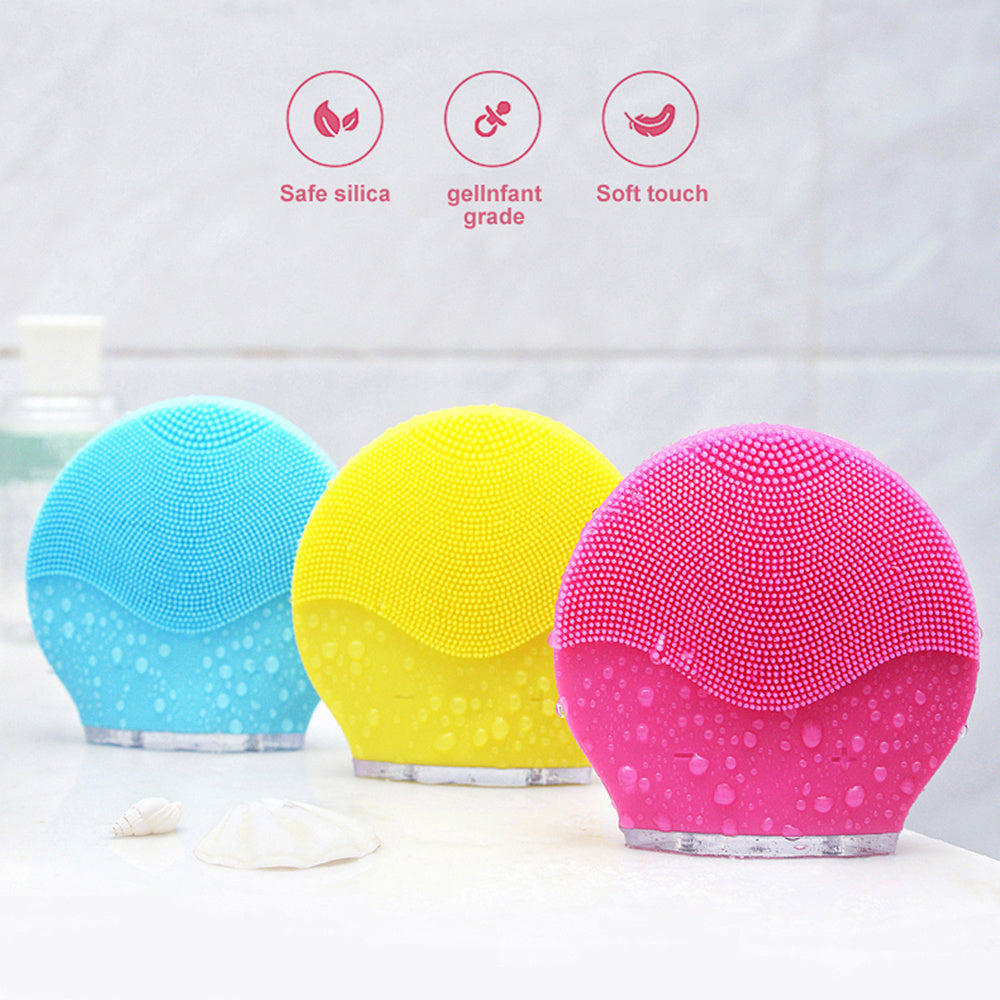 Eco-Friendly Silicone Facial Cleansing Brush - Reusable & Durable