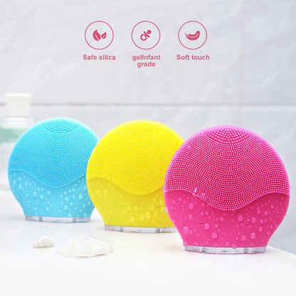 Eco-Friendly Silicone Facial Cleansing Brush - Reusable & Durable