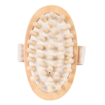Natural Wood Bath Brush Set - Eco-Friendly, Biodegradable, Plastic-Free