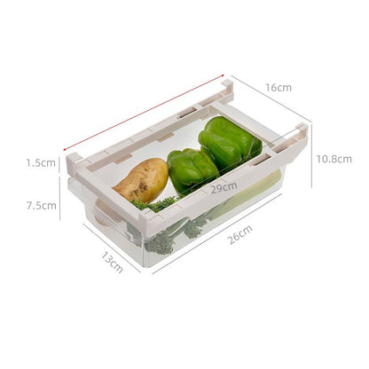 Adjustable Kitchen Refrigerator Storage Rack Organizer