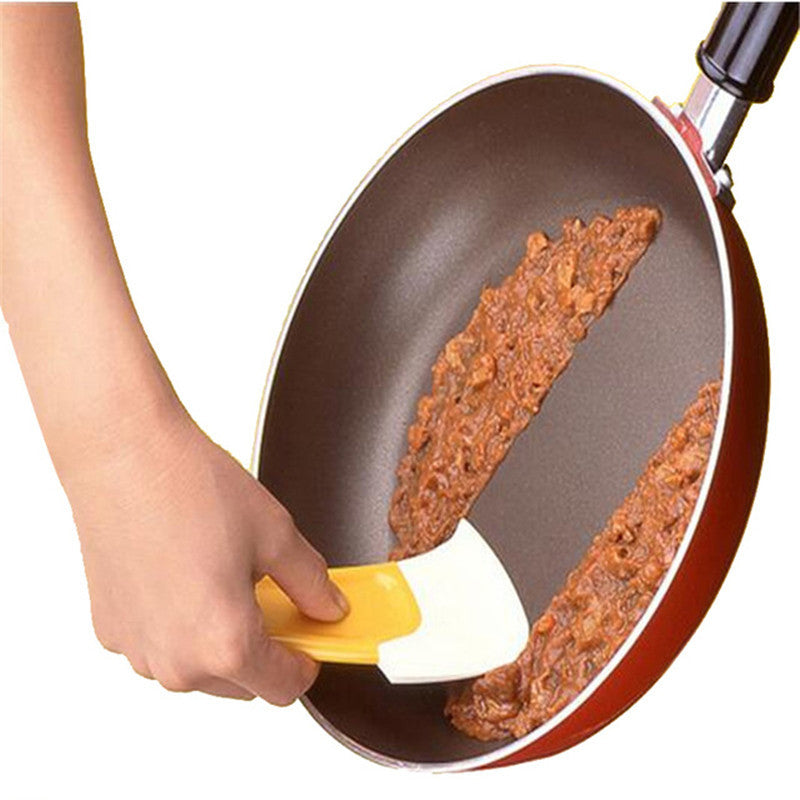 Eco-Friendly Kitchen Scraper Tool - Durable Silicone Cleaning Aid