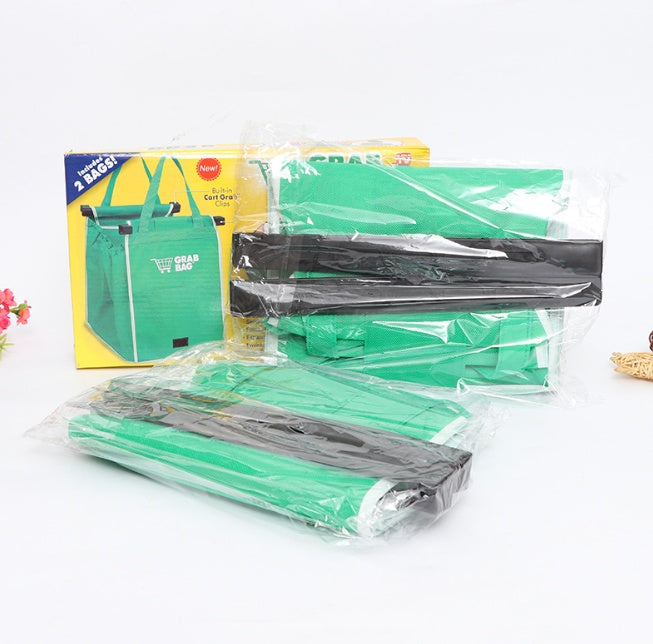 Eco-Friendly Reusable Green Shopping Bag for Groceries