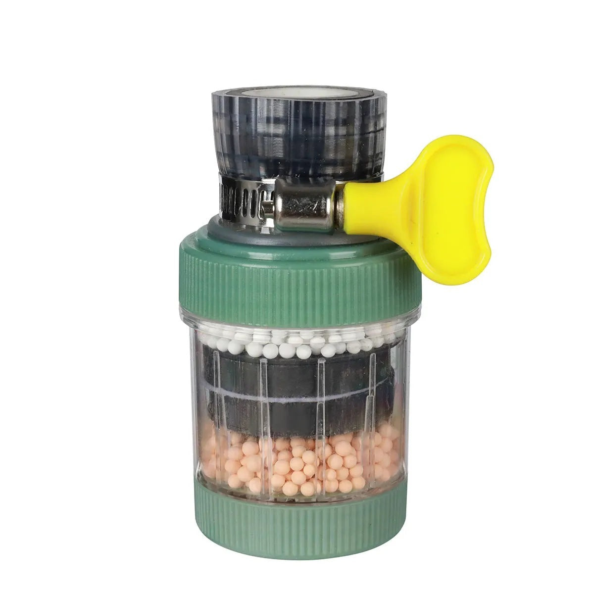 Silver Faucet Water Filter with Eco-Friendly Design