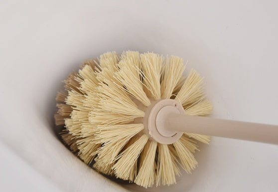 Eco-Friendly Wooden Toilet Brush with Natural Bristles