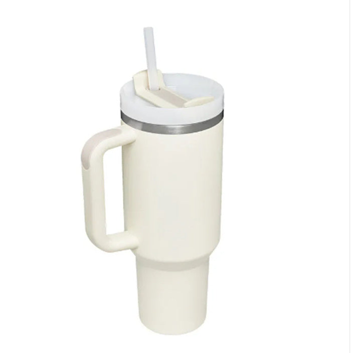 Insulated Travel Mug with Handle - Eco-Friendly