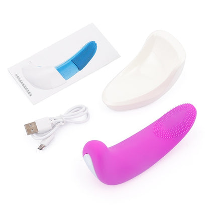 Eco-Friendly Electric Facial Cleansing Brush - Silicone Bristles, Rechargeable, Pink/Blue/Purple