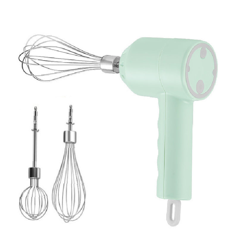 Portable Mini Wireless Electric Egg Beater & Milk Frother