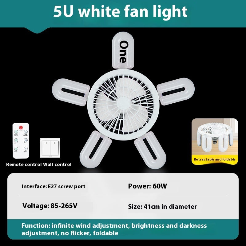 Energy-Efficient LED Ceiling Fan with Air Circulation