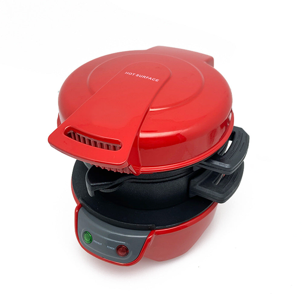 Eco-Friendly Breakfast Master: All-in-One Sandwich & Waffle Maker with Egg Cooker