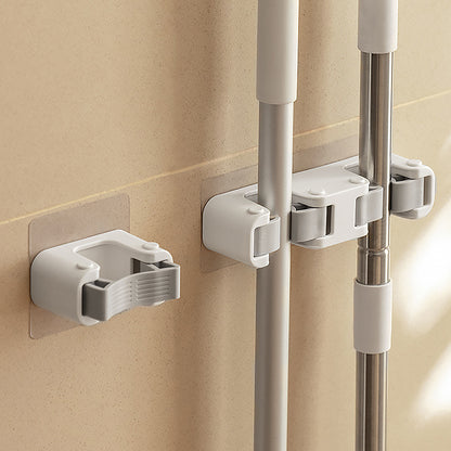 No Punching Toilet Mop Wall Mount With Fixed Buckle