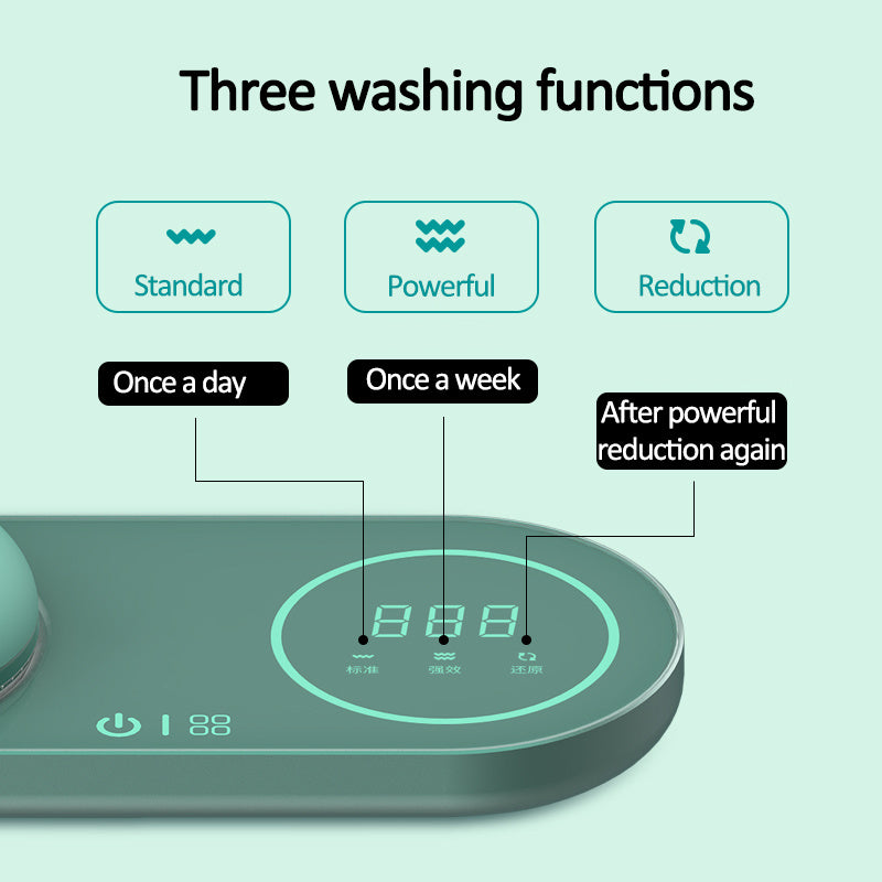 Ultrasonic Contact Lens Cleaner & Wireless Charging Case