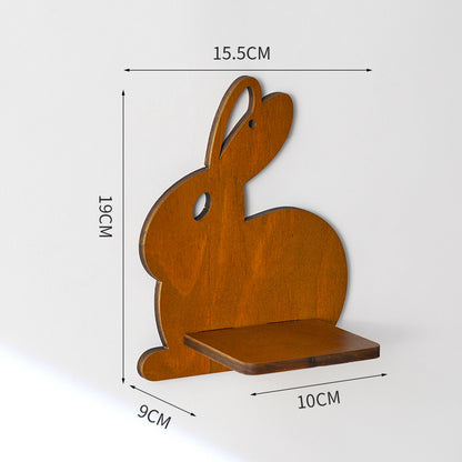 Eco-Friendly Wall-Mounted Plant Holders - Wood & Glass Decor
