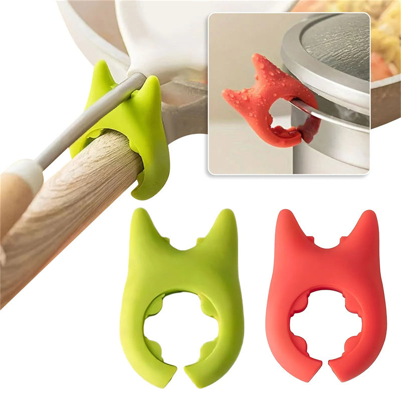 Eco-Friendly Silicone Spatula Holder for Mess-Free Cooking