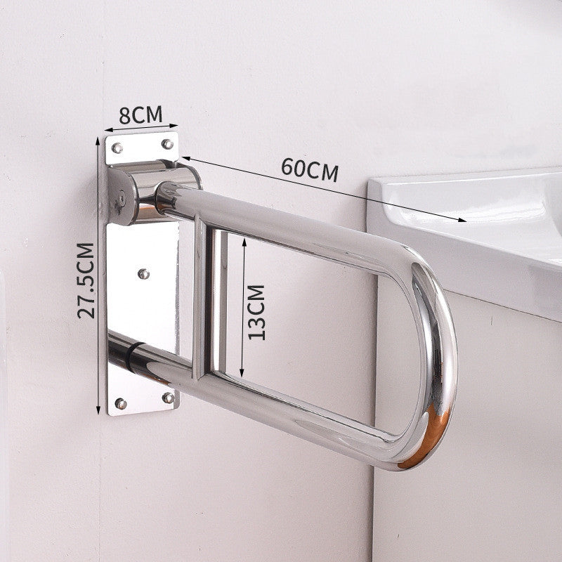 L-Shaped Stainless Steel Bathroom Safety Grab Bar