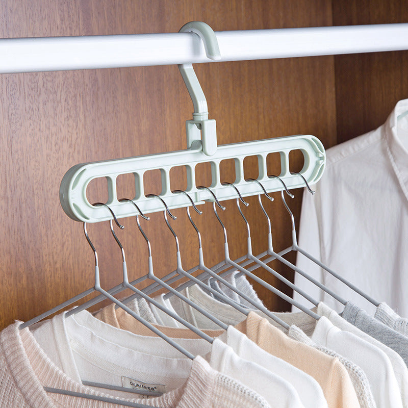 Space-Saving Multi-Slot Folding Hanger
