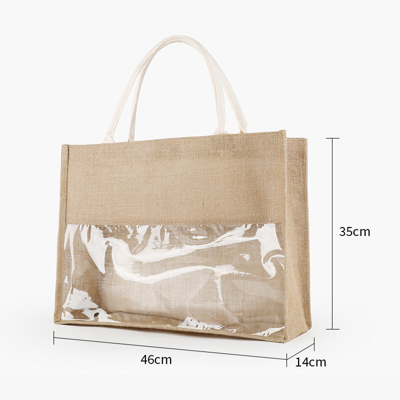 Eco-Friendly Transparent Large Capacity Handbag
