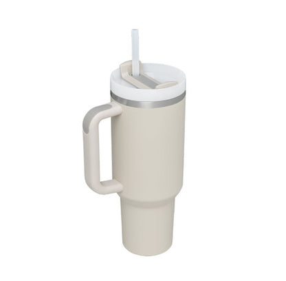 Insulated Travel Mug with Handle - Eco-Friendly