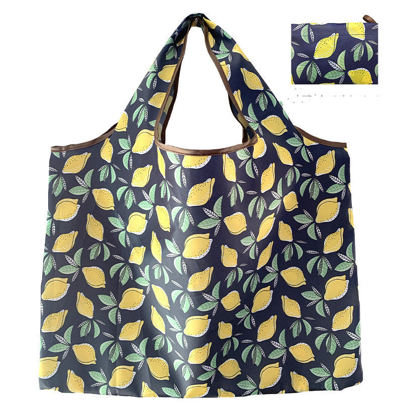 Eco-Friendly Reusable Shopping Bag - Durable Floral Tote for Groceries