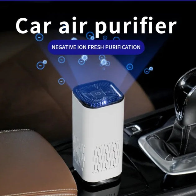Compact Car Air Purifier - Enhance Air Quality On-the-Go
