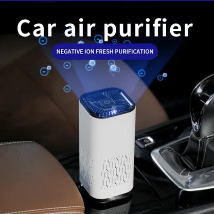 Compact Car Air Purifier - Enhance Air Quality On-the-Go