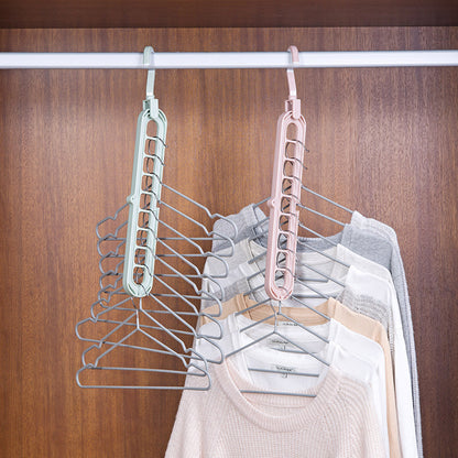 Space-Saving Multi-Slot Folding Hanger