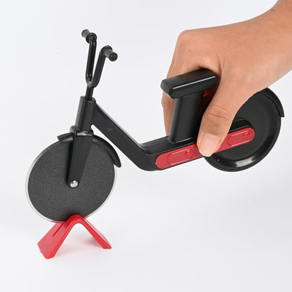 Motorbike Design Pizza Cutter - Eco-Friendly Kitchen Tool