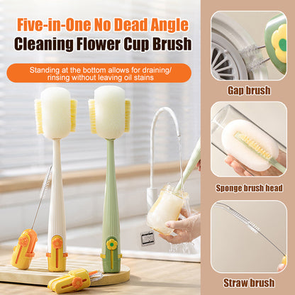 Eco-Friendly Multi-Functional Cleaning Brush Set