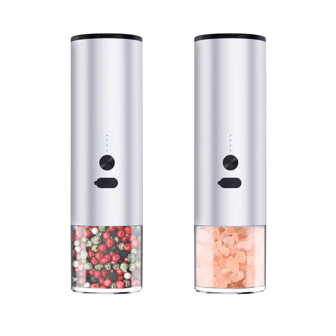 Rechargeable Electric Spice & Grain Grinder with LED Light