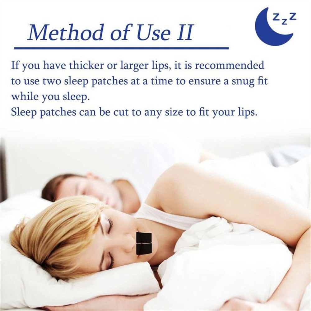 Sleep-Enhancing Mouth Tape for Snoring Reduction and Nasal Breathing