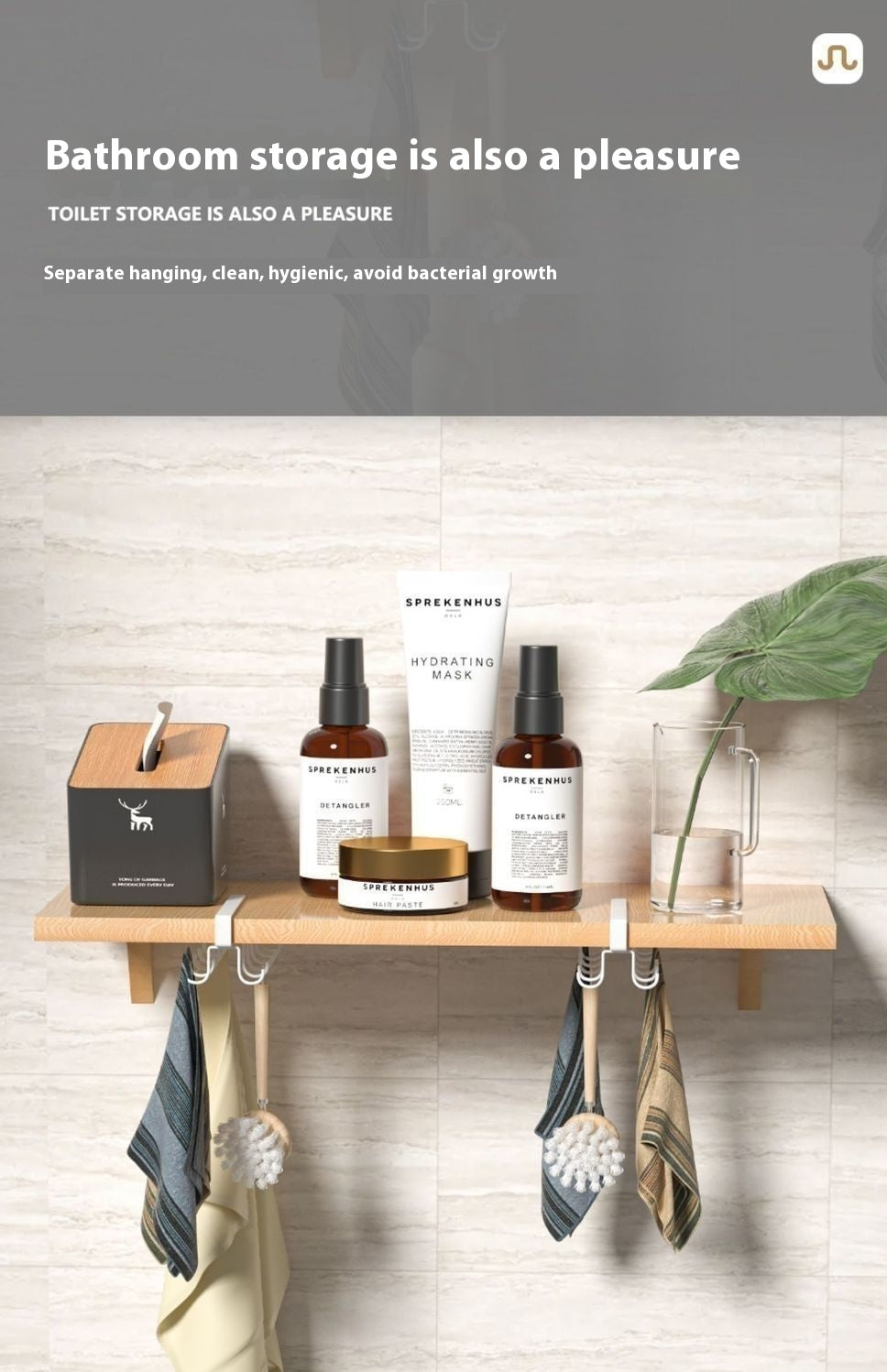 Kitchen Cabinet Hanging Iron Hook Organizer
