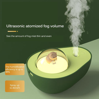 Avocado Mini USB Humidifier & Night Light