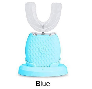 Smart USB Rechargeable U-Shaped Electric Toothbrush for Whole-Mouth Cleaning