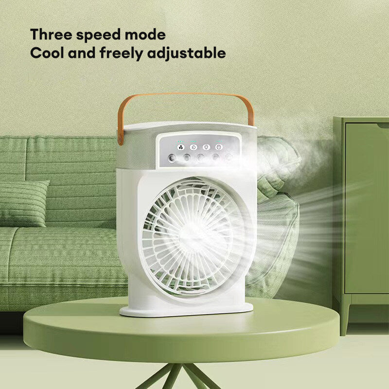 Portable Air Conditioner Cooling Fan with LED Lighting