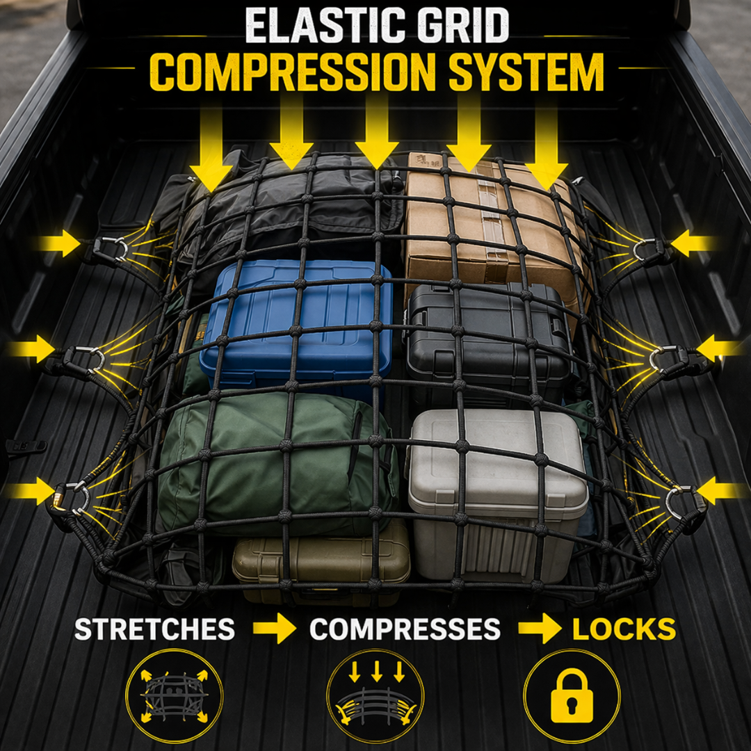 Patriot Cargo Net™ - Heavy Duty Truck Bed Net